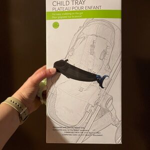 City Select Luxe stroller Child Tray - Black